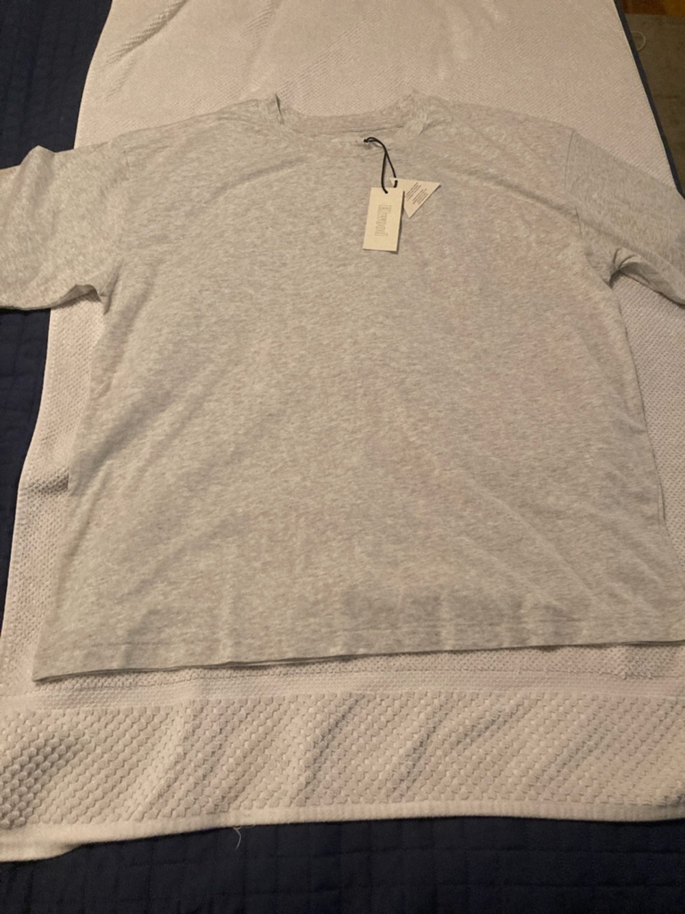 Elwood oversized core T-Shirt - Light Heather Gray
